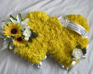 Double Heart Yellow