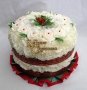 Cake Funeral Tribute Xmas