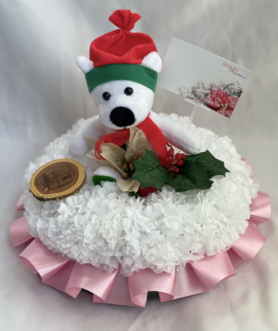 Snow Dog Posy 1