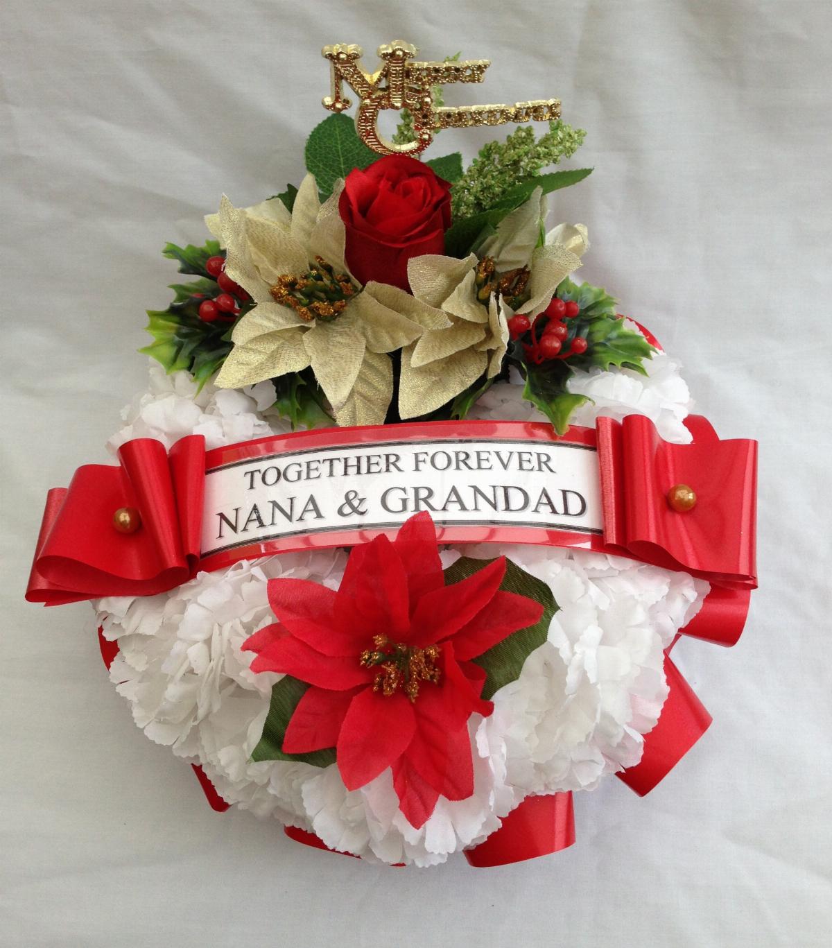 Wreath Funeral Tribute Xmas
