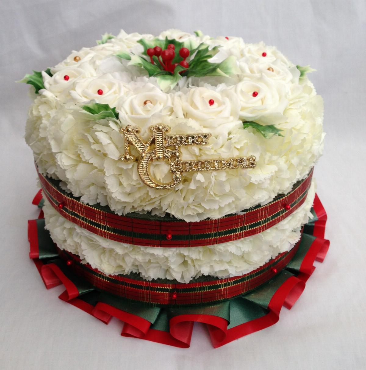 Cake Funeral Tribute Xmas 2